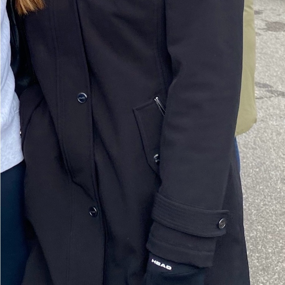 Women's Black Coat DKNY